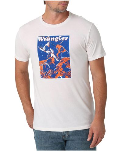 Wrangler Logo Crewneck Graphic T-shirt - White