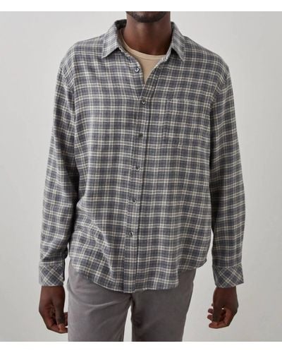 Rails Lennox Button Down Shirt - Gray