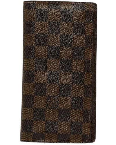 Louis Vuitton Brazza Canvas Wallet (pre-owned) - Brown
