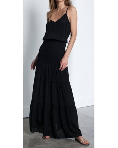 Karina Grimaldi Karina Solid Maxi Dress - Black