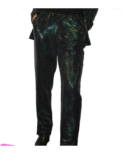 Berek Emerald Glamour Cigarette Pant - Black