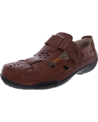 Ros Hommerson Candid Leather Slip-on Mary Janes - Brown