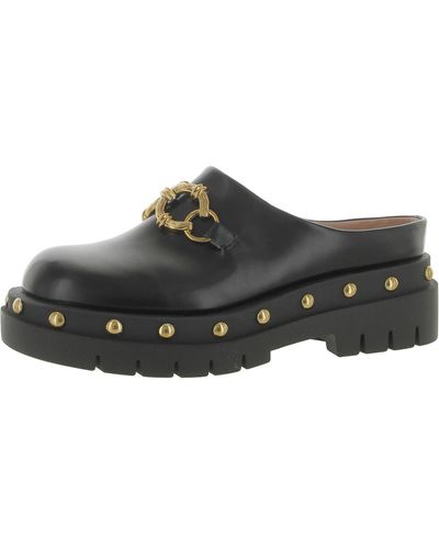 Circus by Sam Edelman Annie Padded Insole Embossed Clogs - Black