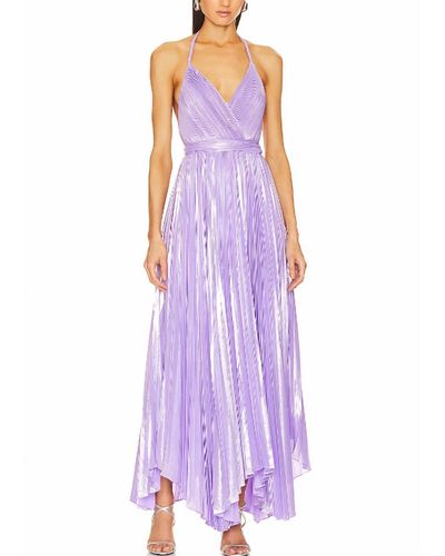 Alice and olivia purple best sale dress