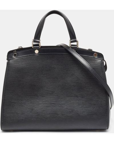 Louis Vuitton Epi Leather Brea Gm Bag - Black