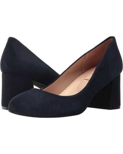 French Sole Trance Pump - Blue