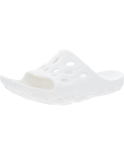 Merrell Hydro Slide Slip On Open Toe Pool Slides - White