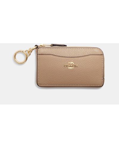 COACH Multifunction Card Case - Natural