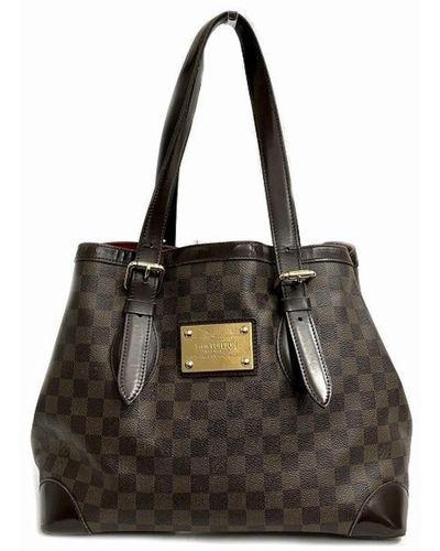 Louis Vuitton Hampstead Canvas Shoulder Bag (pre-owned) - Black
