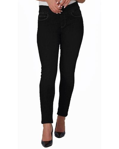 Lola Jeans Anna-nblk High Rise Skinny Pull-on Jeans - Black