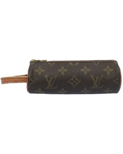 Louis Vuitton Etui À Balles De Golf Canvas Clutch Bag (pre-owned) - Brown