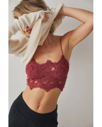 Free People Athena Bralette - Red