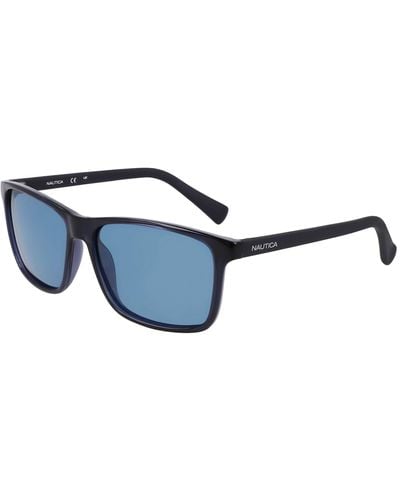 Nautica Rectangle Sunglasses - Blue