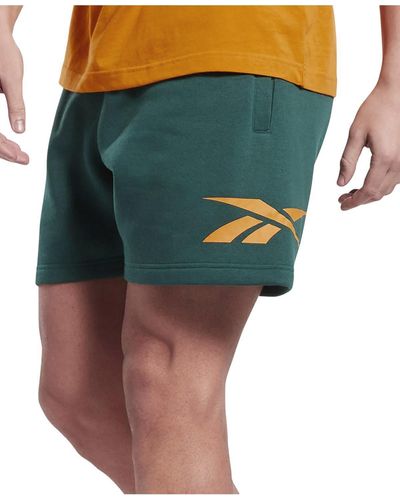 Reebok Vector Relaxed Fit Fitness Shorts - Blue