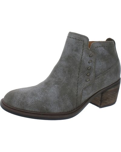 Clarks Neva Lo Casual Bootie Ankle Boots - Gray