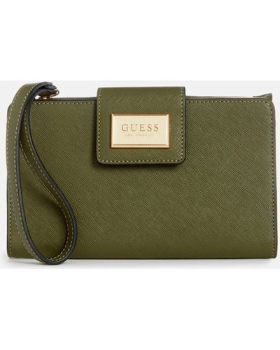 Guess Factory Abree Phone Organizer - Green