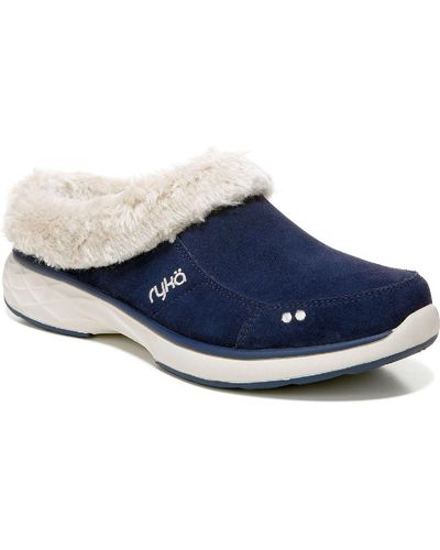 Ryka Luxury 2 Suede Slip On Casual And Fashion Sneakers - Blue
