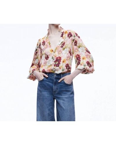 Alice + Olivia Reilly Blouse - Blue