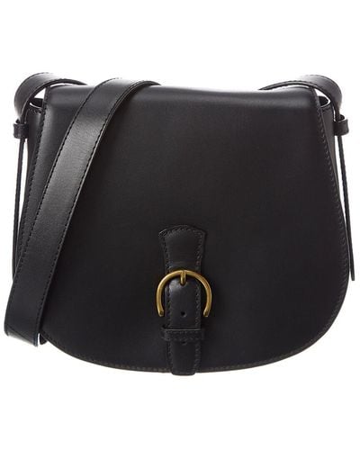 Sam Edelman Hallie Leather Saddle Bag - Black