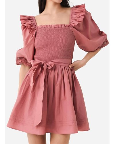 Cleobella Cassia Mini Dress - Pink