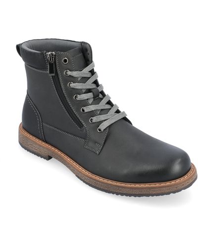 Vance Co. Metcalf Lace-up Ankle Boot - Black