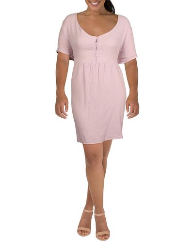 Cotton On Plus Comfy Short T-shirt Dress - Pink
