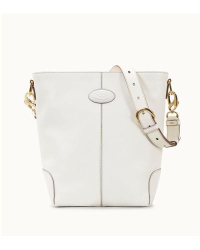 Tod's Bag In Leather Small - White