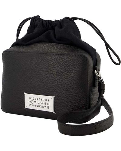 Maison Margiela 5ac Camera Medium Handbag - - - Leather - Black