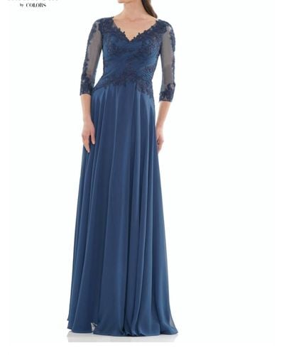 Colors Dress Evening Gown - Blue