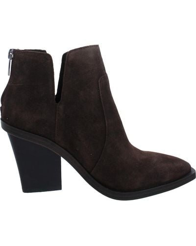 Vince Camuto Gwelona Suede Pointed Toe Ankle Boots - Brown