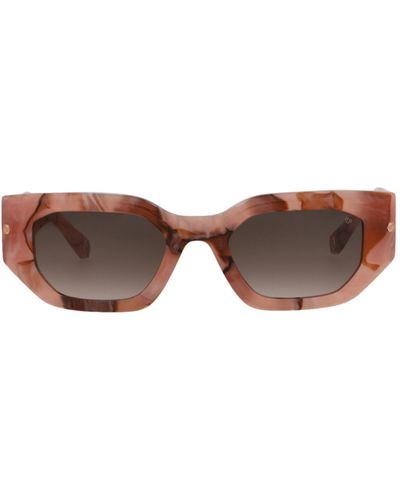 Philipp Plein Square-frame Acetate Sunglasses - Brown