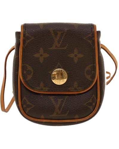 Louis Vuitton Cancun Canvas Clutch Bag (pre-owned) - Brown