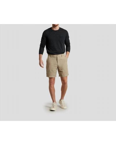 Grayers Men Aventura Washed Linen Shorts - Black