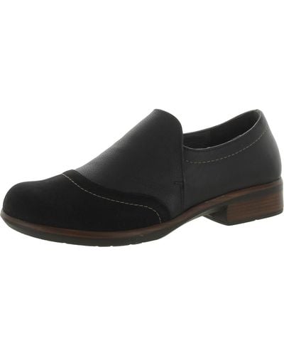 Naot Angin Slip On Leather Oxfords - Black