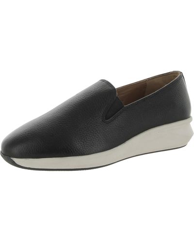 Softwalk Irene Faux Leather Lifestyle Slip-on Sneakers - Black