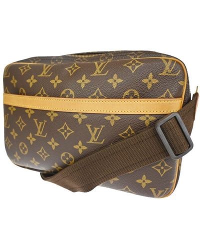 Louis Vuitton Reporter Pm Canvas Shoulder Bag (pre-owned) - Metallic