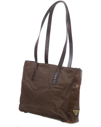 Prada Synthetic Shoulder Bag (pre-owned) - Brown