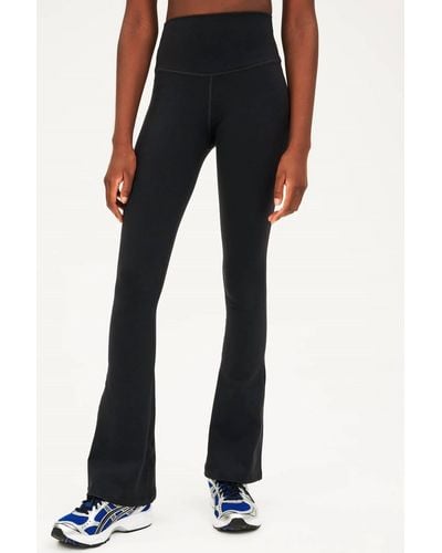 Splits59 Raquel Airweight Maternity Flare Pant in Black