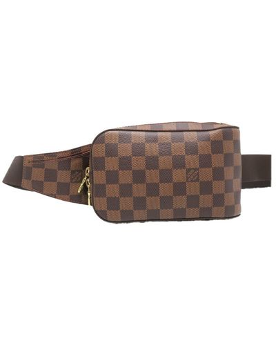 Louis Vuitton Geronimo Canvas Shoulder Bag (pre-owned) - Brown