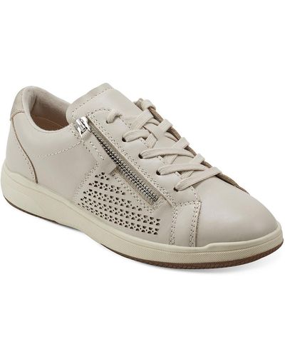 Earth Netta Leather Lifestyle Casual And Fashion Sneakers - White