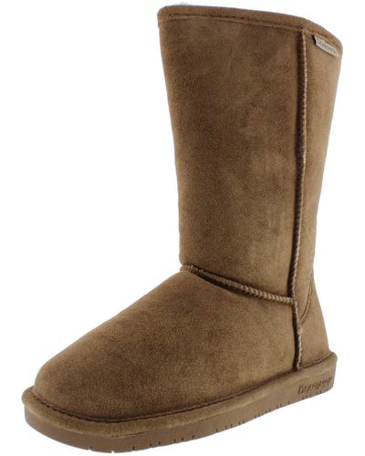 BEARPAW Emma Mid-calf Winter Casual Boots - Brown