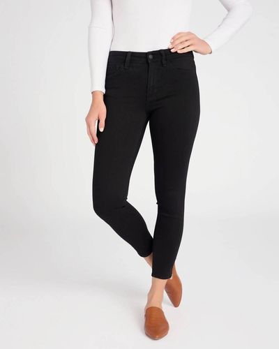 3x1 Mid Rise Skinny Crop Jeans - Black