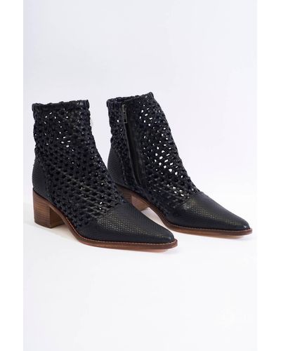 Free People In The Loop Woven Boots - Black