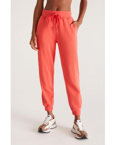 Z Supply Janine Seamed jogger - Red
