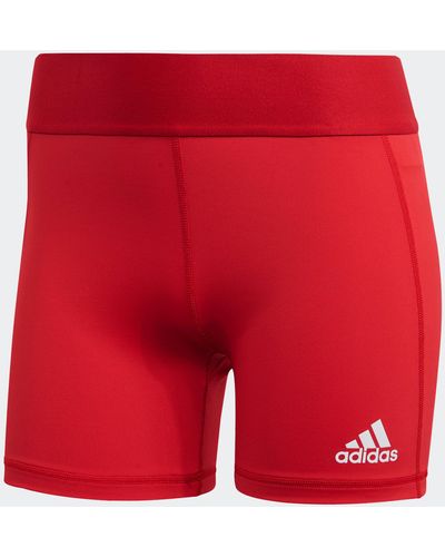 adidas Techfit Volleyball Shorts - Red