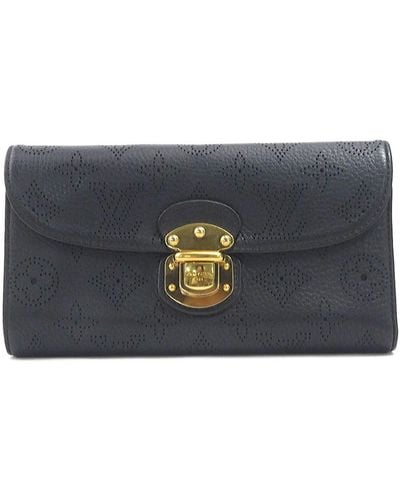 Louis Vuitton Amelia Leather Wallet (pre-owned) - Blue