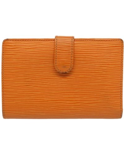 Louis Vuitton Viennois Leather Wallet (pre-owned) - Orange