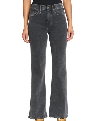 Pistola Stevie High Rise Relaxed Flare Jeans - Gray