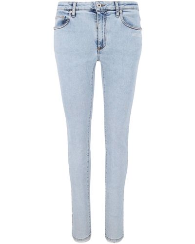 Off-White c/o Virgil Abloh Skinny Fit Jeans - Blue