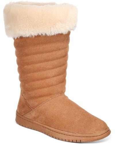Style & Co. Novaa Suede Cold Weather Winter & Snow Boots - Brown